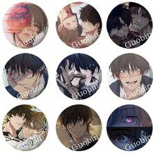 卡通迷失云端BL动漫徽章胸针卡通斯凯勒·西鲁斯艺术胸针背包装饰配件学生文具 - 58 mm - 查看 2