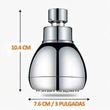 CYPNCabezal de Regadera Premium de 3 Pulgadas para Duchas de Bajo Flujo - Alcachofa de Ducha de Lluvia con Aumento de Presión y Ahorradora - Rótula Giratoria de Metal - Baja y Alta PresiónFashion - como en la foto - Ver 6