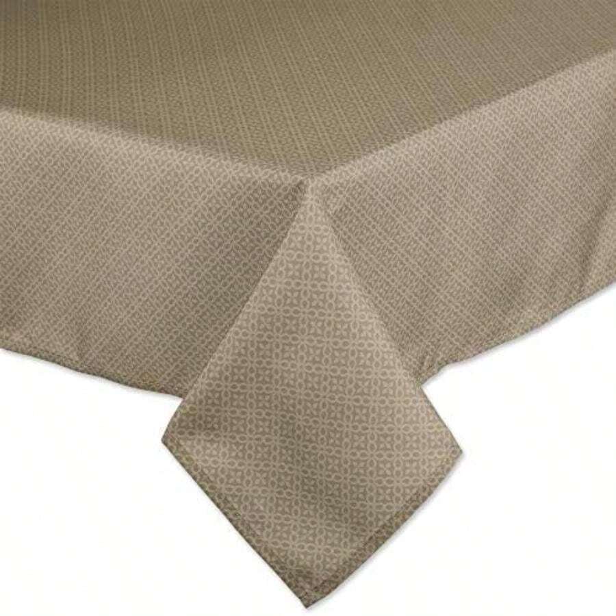 DII Outdoor Tabletop Collection - Mantel de celosía Tonal, 60 x 120 Pulgadas(Piedra 304.8 x 152.4 cm (Rectangular)) - Multicolor - Ver 1