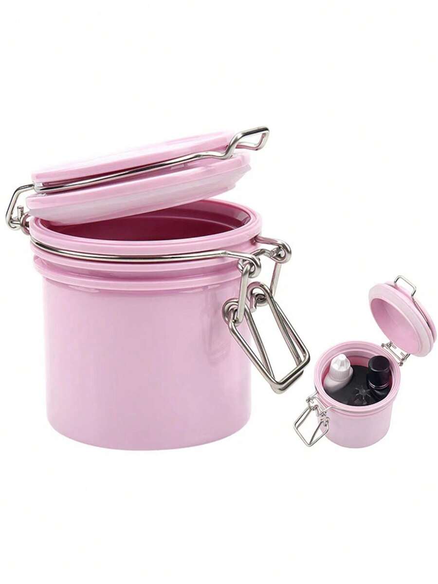 Eyelash Glue Storage Tank Container Individual Eyelash Extension Adhesive Stand Storage Jar Grafting Lashes Women Makeup Tool - Multicolor - View 1