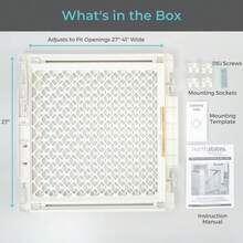 CYPNbebé eroo by North States - Puerta segura para escaleras: puerta de bebé de plástico para escaleras y puertas puerta de  ajustable para interiores fabricada en Estados Unidos 27 a 41Fashion - 227412554 - Ver 8