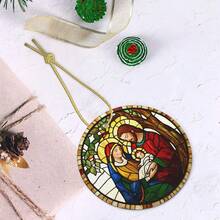 Mary Jes 1us Ceramic Christmas Hanging Ornament For Xmas Tree Wedding Holiday Party Home Decor - MaryJes 1us - 查看 5