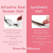 Afro Kinkys Bulk Human Hair For Braiding 16 Inch 100g 2 Pack Afro Kinky-Curly Human Hair Bulk For Twist 4C Curly Dreadlock Extensions For Permanent Sister Locs/Mini Twists/Braids/Repair Ginger - Genger - Xem 5