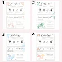 20pcs German Shower Game & Suggestion Cards - Baptism Party Planner, Includes Fill-In-The-Blank Traditions, Gender Reveal Activities, Parent Predictions & Shower Checklist (Bilingual Version For Parents) - Multicolor - View 1