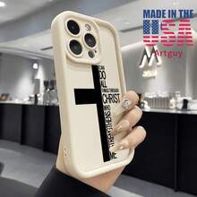 Compatible With IPhone 17 16 15 Pro Max Plus 16E 14 13 12 11 X XR  Letter Cross Advanced Fashion Gift Rugged Durable Shockproof Anti-Scratch Soft Silicone Case - Brown - View 5
