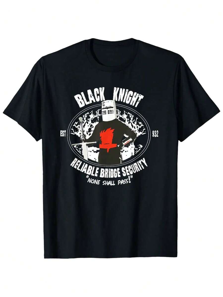 Cool T Shirt   Black Knight Bridge Security Tee T Shirt - 黑色 - 查看 1