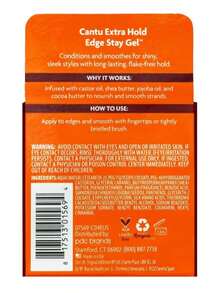 Cantu Extra Hold Edge Stay Gel, 2.25 Oz - ColorA - View 2