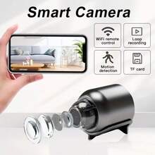 1080P Hidden Camera - Indoor Camera - Nanny Camera - WiFi Wireless Camera - Pet/Baby Home Camera - With Night Vision - HD Surveillance Camera - Surveillance Camera With Motion Detection And Night Vision - Black - View 4