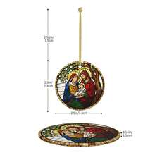 Mary Jes 1us Ceramic Christmas Hanging Ornament For Xmas Tree Wedding Holiday Party Home Decor - MaryJes 1us - 查看 4