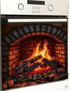 1件装 - 壁纸 - [杯垫、炉灶装饰、玫瑰、新年快乐横幅]家居装饰自粘壁纸可移除墙贴，适用于客厅墙面装饰、窗户贴纸 - 可爱创意墙面装饰，也可用于冰箱、卫生间墙面艺术、房间装饰、卧室装饰 - 彩色 - 查看 1