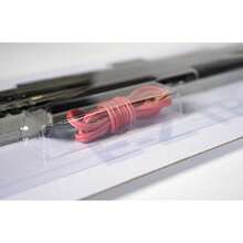 CYPNBachmann Trains - Snap-Fit E-Z Track 9" Recto Terminal Rerailer w/Wire 1/Tarjeta - Carril de níquel Plateado con Plataforma Gris - Escala HOFashion - como en la foto - Ver 5