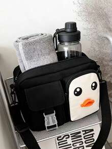 Lightweight & Fashionable Men's Messenger Bag With Pendant