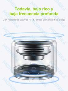Mini altavoz inalámbrico Bluetooth, compacto y potente, portátil. - Azul - Ver 5
