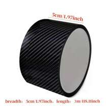 AD DIY Nano 3D Carbon Fiber Patterned Car Sticker, Threshold Protection Strip, Bumper Tape, Motorcycle And Bicycle Waterproof Modification Sticker - TZ-carbon Fiber - View 14