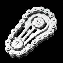 1pc Stainless Steel Ring | A Ring-Shaped Game With A Rotating Gear, Designed To Relieve Stress, Made Of Durable Material With Smooth Bearings, Metal Finger Spinner, Minimalist Metal Aesthetics, Precise Gear Mechanism, Durable Metal Structure, Smooth Bearing System - Multicolor - View 8