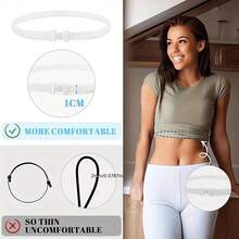 Crop Tuck Adjustable Band, Crop Tuck Tool For Sweater And Shirt, Belly Leaking Crop Tuck Band, The Elastic Band To Change The Style Of Your Tops - Multicolor - View 3