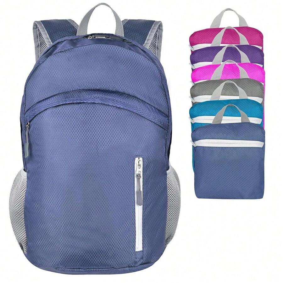 35L Waterproof Backpack Beach Foldable Lightweight Dry Wet Split HiFKing Backpack Men Women Dark Blue - Màu xanh da trời - Xem 1