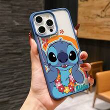 This Disney Lilo & Stitch Phone Case, Featuring Stitch And Angel Cartoon Characters, Boasts A Cute And Playful Design, A Simple And Stylish Appearance, And A Smooth And Comfortable Feel. It Features A Magnetic Back, Camera Protection, A Transparent And Fashionable Back Panel, And Reinforced Corners For Effective Drop Protection, Making It An Ideal Choice For Young People. This Phone Case Is Compatible With IPhone 17/16/15/14/13/...12/11/XR/XS/X Series And SamsungGalaxy S22, S23, S24, And S25 Series Phones. It's The Perfect Gift For Friends And Family. - trắng - Xem 7