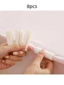 4pcs Bed Sheet Fasteners, Bed Sheet Clips, Triangle Fasteners, Sofa Fasteners, Duvet Clip Fasteners, Non-Slip Blanket Clips, Comforter Fasteners, Non-Slip Bed Sheet Clips, Easy Release Grippers, Back To School Supplies - Multicolor - View 14