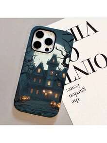 UE (DE et ES) [Expédition depuis le Mexique] Livraison locale HALLOWEEN Cette coque 2-en-1 détachable, développée pour IPhone 17/16/15/14/13/12/11 Pro Max Plus, a une coque rigide mate avec des motifs à la mode et est un merveilleux cadeau de fête, coque détachable, cadeau de vacances, thème anime, coque antichoc, matériau léger - Blanc - Voir 5