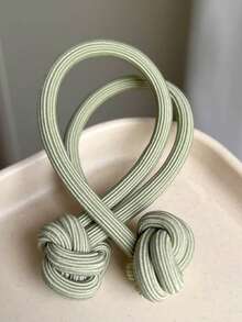 Bộ trang trí phòng 4 món: Dây buộc tóc, dây chun buộc tóc co giãn cao, vòng buộc tóc màu trơn, kẹp tóc bền và phụ kiện, dùng được cho cả nam và nữ. - Nhiều màu - Xem 18