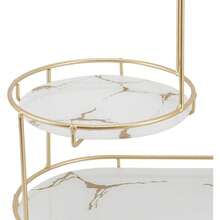 CYPNFockety Organizador de Mostrador de Baño Vidrio de Hierro Bandeja de Tocador de 2 Niveles Estante Organizador de Maquillaje para el Cuidado de la Piel Organizador de Tocador EstanteFashion - 222291190 - Ver 9
