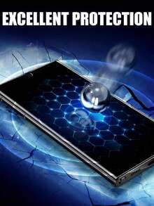 Gorilla Hero 1片隱私螢幕保護貼，相容 S24 FE，防偷窺防刮，適用 Galaxy S21/S22/S23/S23 Ultra/S24 Ultra/S24 FE/S25 Ultra/S25/S25plus/S25 Ultra/S25 Edge/S26/S26plus/S26 Ultra Super 全系列曲面螢幕（含貼膜工具），手機螢幕保護貼，手機配件，防水強化玻璃，防震防摔防指紋全套 - 黑色 - 查看 6
