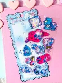 3D Stereoscopic Luminous Embossed Collage Children's Cartoon Mountain And Sea Landscape Stickers. Decorative Stickers, Gifts. Home Room Decor, Party Decor, Birthday Gifts, Various Holiday Gifts, Fashionable And Elegant. - Multicolor - View 15