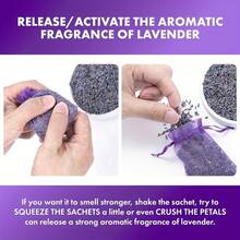15/24/35 Bagged French Lavender Fragrance Bag, Suitable For Drawers And Wardrobes, Long-Lasting Fresh Fragrance, Home Fragrance Bag, Purple Style, Spring Summer Picks, Brides Maid Gifts, Room, Bedroom Decor, Bedroom Decor, Beach, Travel, For Men, For Women, Vacation - Multicolor - View 3