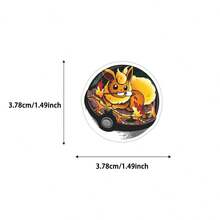 pokemon 宝可梦 68张皮卡丘可爱卡通文化创意儿童贴纸日记文具笔记本装饰布局贴纸，水杯帽子头盔装饰宝可梦汽车电动车贴纸 - 彩色 - 查看 8