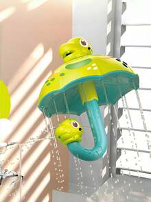 1个恐龙造型淋浴喷头玩具，互动式浴室喷水器，恐龙伞形淋浴喷头，可旋转喷水，防霉浴室玩具，适合玩水，婴儿洗澡玩具，可旋转并发出声音，恐龙洗澡玩具，婴儿淋浴喷头，防霉洗澡玩具，Toomies洗澡玩具，儿童淋浴喷头，洗澡玩具，儿童玩具，婴儿洗澡玩具 - 彩色 - 查看 6
