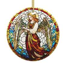 Angel Ceramic Christmas Hanging Ornament For Xmas Tree Wedding Holiday Party Home Decor - Angel - View 1