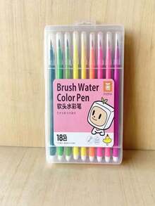 Canetas Marcadoras Laváveis Em 12/18/24 Cores Para Desenho, Marcação, Coloração E Esboço Em Madeira, Vidro, Cerâmica, Papelão, Papel, E Diversas Superfícies. - Multicolorido - Ver 12