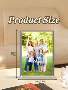 1pc Personalised Photo Customized Acrylic Bestie Freestanding Plaque With Any Photo, Birthday Custom Present, Wedding Gift, Family - Multicolor - View 5