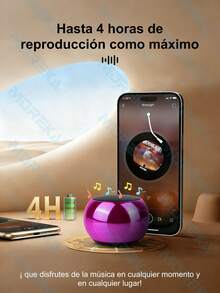 Mini altavoz inalámbrico Bluetooth, compacto y potente, portátil. - Azul - Ver 2