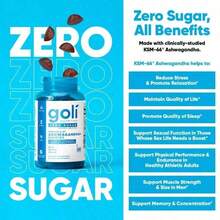 Goli Ashwagandha Gummies With Vitamin D & KSM-66 – Mixed Berry Flavor, Vegan, Non-GMO, Gluten & Gelatin Free – 60 Gummies Per Bottle - 1 包 - 查看 3