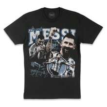 Lionel Messis T-Shirt - 黑色 - 查看 1