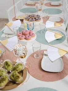 Bộ 10 quạt giấy cưới màu trắng in tên và logo theo yêu cầu, quạt giấy DIY màu trắng cổ điển, quà tặng độc đáo chất lượng cao phù hợp cho kỷ niệm, Ngày Valentine, Ngày của Mẹ, sinh nhật, Ngày của Cha, lễ tốt nghiệp, đám cưới, tân gia và các dịp khác. - Nhiều màu - Xem 7