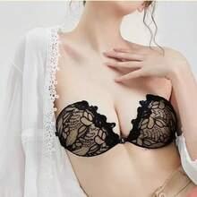 1 件优质自粘厚 3 厘米蕾丝泳衣乳头罩乳贴，女士性感沙滩泳装