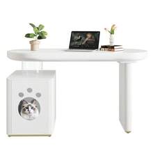 Home Office Desks - White - View 6