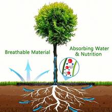 15片装树木保护垫 | 圆形无纺布树干包裹垫 - 黑色 - 查看 8