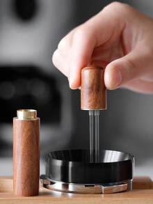 1pc Home Stainless Steel Coffee Powder Needle Cloth Powder Blender Concentrated Coffee Powder Stirring Needle DIY Tool, Coffee Maker Mini Accessories Tool Needle - Multicolor - View 3