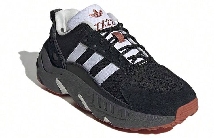 ⑤ Adidas ZX 22 Boost 'Black Grey' Core-Black Grey-Five Cloud-White