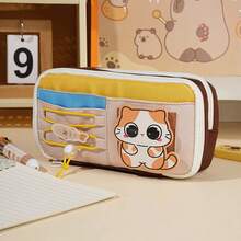 1个全新魔术贴大容量笔袋 - 多色多款 - 查看 9