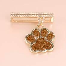 1pc Metal Simple Shiny Dog Paw Watch Band Charm Decorative Ring,Cute Animal Paws Silicone Strap Accessories,Compatible With Apple Watch Bands 38mm 40mm 41mm 42mm 44mm 45mm 46mm 49mm - one-size - View 9