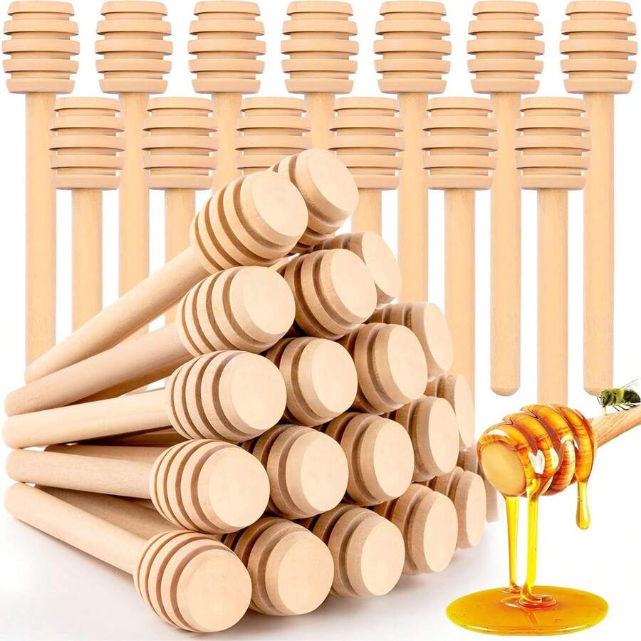 Brown Honey Dipper, Suitable For Household Use, Can Be Given As A Gift To Family