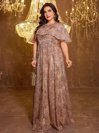 hezixi Đầm dài nữ cỡ lớn sang trọng, cao cấp, co giãn, cổ chữ V, tay phồng, ôm sát, thiết kế đuôi cá, tôn dáng, làm nổi bật vẻ trẻ trung, phù hợp cho các bữa tiệc, lễ tốt nghiệp, đám cưới, sự kiện, dạ hội và vũ hội, đầm dạ hội trang trọng dành cho nữ (phiên bản cao cấp).