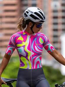 Cycling Jersey, Bicycle Clothing, Pocket Bike Pattern - Multicolor - View 4