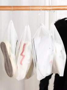 Bộ 10/15 túi đựng giày xách tay bán trong suốt, túi đựng giày bằng vải không dệt thoáng khí, túi cầm tay chống bụi, túi dây rút nhẹ để đựng giày và túi xách, cách ly bụi, giữ cho giày và túi xách sạch sẽ và gọn gàng, đóng gói tiện lợi, chống thấm nước, di động, thiết kế treo, thích hợp cho du lịch tàu biển và kỳ nghỉ. Túi đựng giày dây rút du lịch, túi bọc giày cho nam nữ, túi đựng đồ du lịch cần thiết cho kỳ nghỉ. - trắng - Xem 7