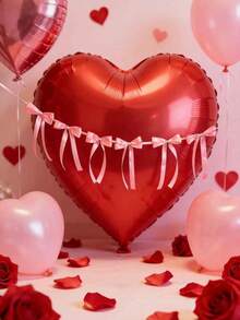 6pcs/12pcs/24pcs Pink/White Bow Ribbons, Suitable For Holiday Parties, Ribbons, Bows, Mother's Day Fashion Decor, Daily Party Supplies, Valentine's Day Decor, School Decor - Multicolor - View 7